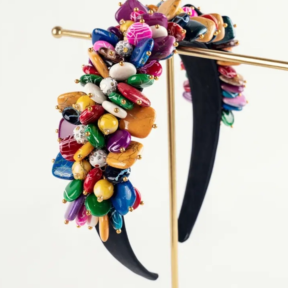 Colorful Beaded Headband